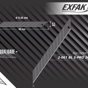 LÂMINA AÇO CARBONO S PROF. 2-06130 (C/10 PC) - EXFAK