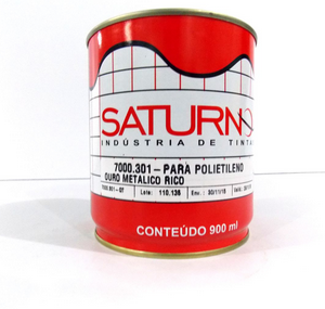 TINTA POLIETILENO METÁLICA 7000 900ML - SATURNO
