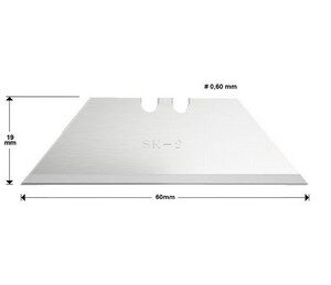 LÂMINA TRAPEZOIDAL TUBARÃO  C/10 PC