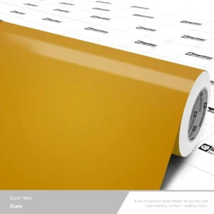VINIL ADESIVO SILVER MAX SEMI BRILHO 1,22M ( METRO LINEAR ) - IMPRIMAX